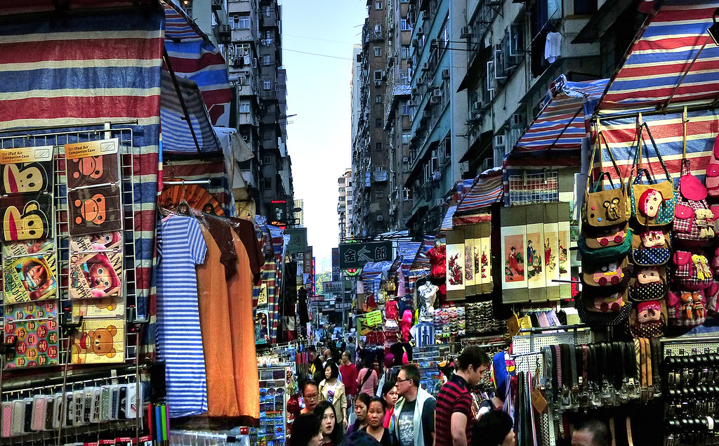 Street market. Mongkok. HK. — related to Custom app building
